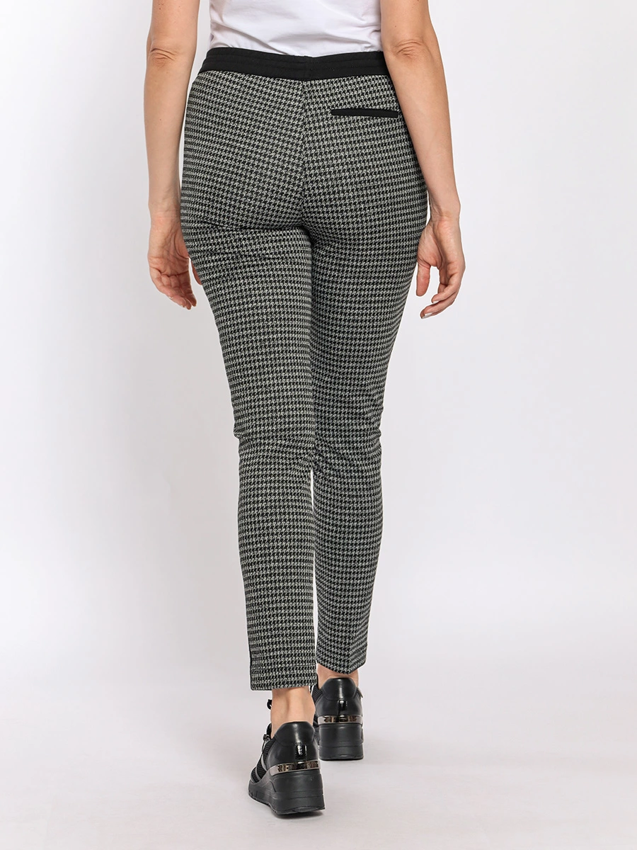 Зауженные брюки TACOMA в клетку Гусиная лапка